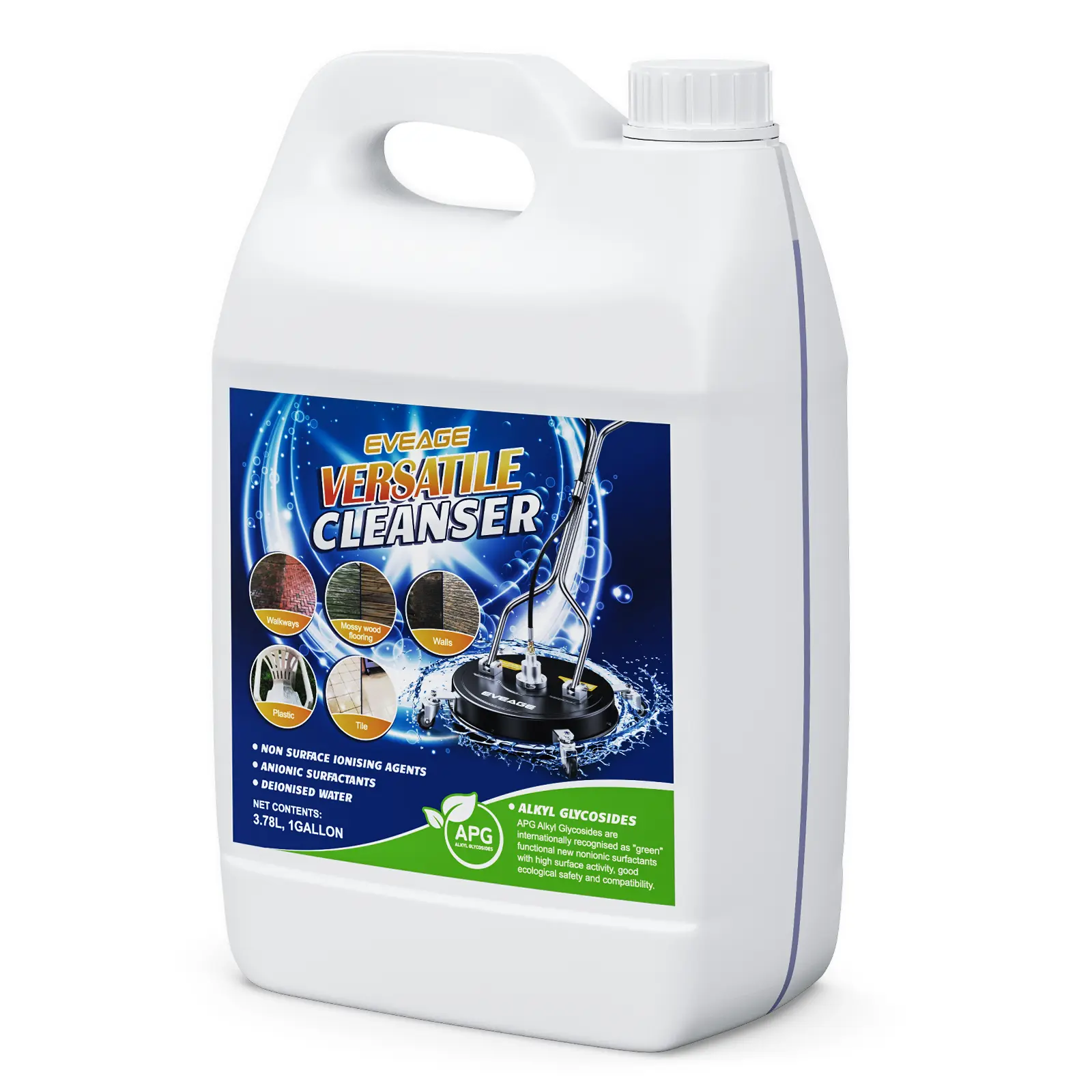 EVEAGE All-Purpose Surface Cleaner detergent All-in-one detergent Outdoor Cleaner
